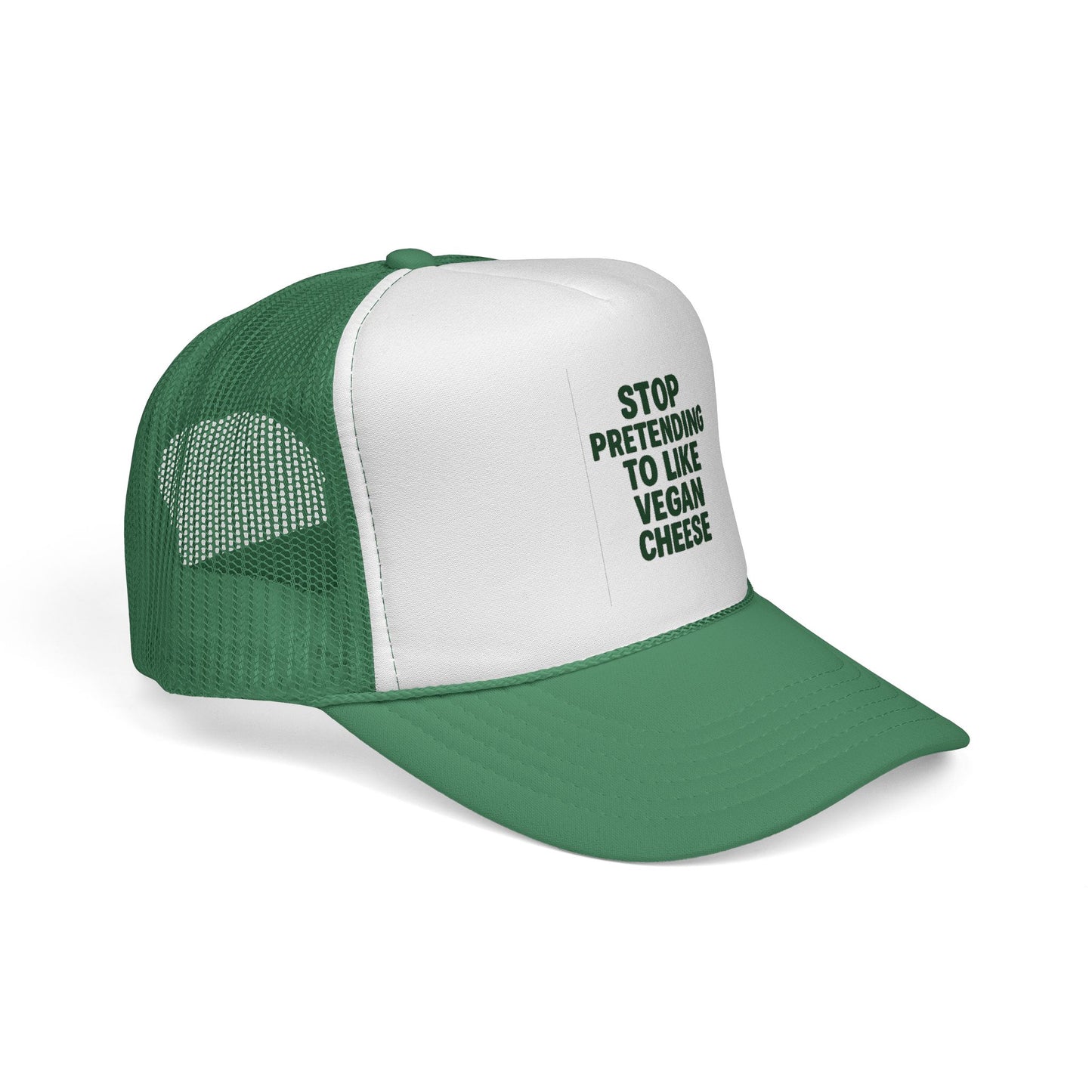 Stop pretending to like vegan cheese trucker