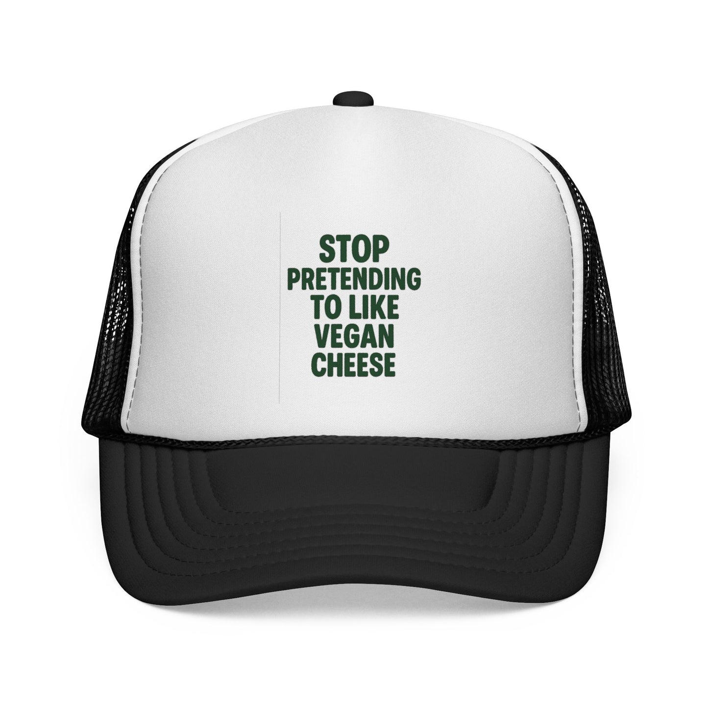 Stop pretending to like vegan cheese trucker