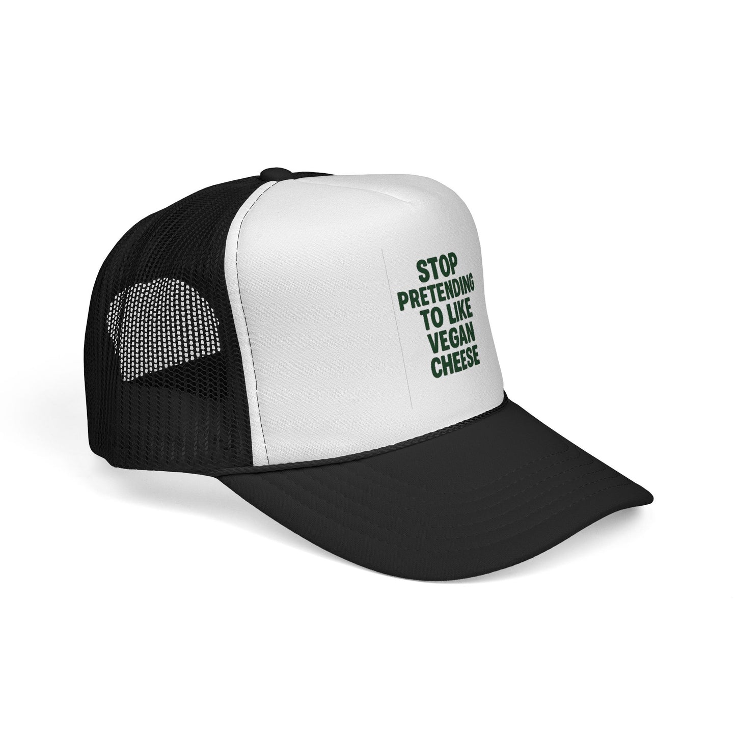 Stop pretending to like vegan cheese trucker
