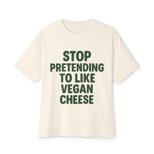Copy of Vegan Awareness Boxy Tee, Unisex Oversized T-Shirt, Sustainable Fashion Shirt, Eco-Friendly Apparel, Gift for Vegans