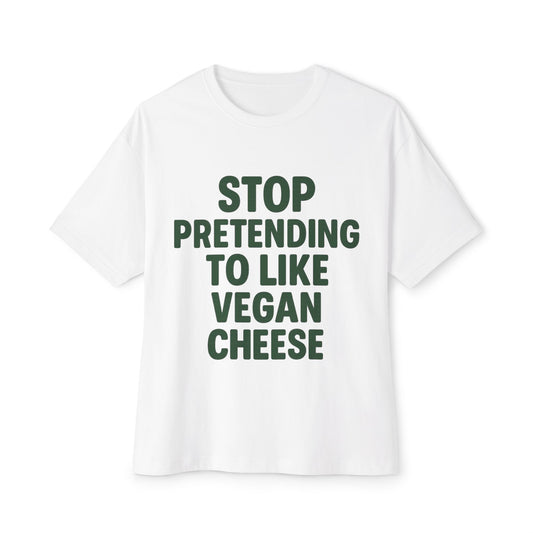 Copy of Vegan Awareness Boxy Tee, Unisex Oversized T-Shirt, Sustainable Fashion Shirt, Eco-Friendly Apparel, Gift for Vegans