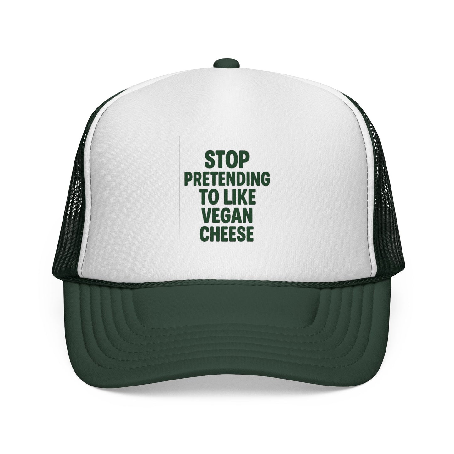 Stop pretending to like vegan cheese trucker